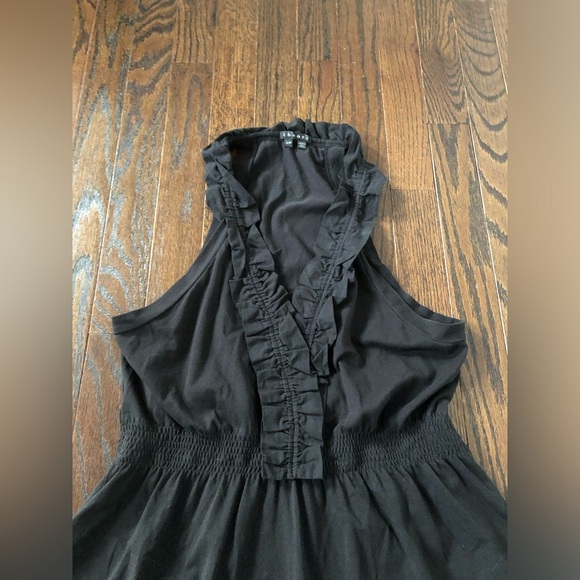 Theory Women’s S Razorback Ruffled V-Neck A-Line Cotton Dress - EUC! - Picture 2 of 9